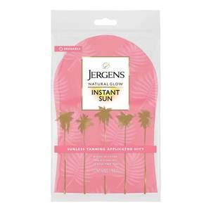 Jergens Glow Instant Sun Application Mitt For Self Tanners, Streak-Free Sunless Tanning Glove: Paraben-Free, Vegan, Whole Body Use - Retail: $13