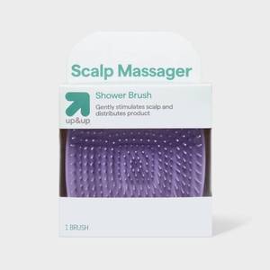 lot 107 image: Scalp Massage Shampoo Detangling Hair Brush - Purple - up&up - Retail $5