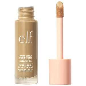 lot 128 image: e.l.f. Halo Glow Liquid Filter Highlighter - 3.5 Medium - 1.06 fl oz Smoothing, Brightening, Vegan, Paraben-Free - Retail $19
