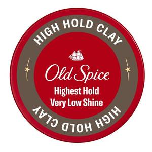 lot 131 image: Old Spice High Hold Hair Styling Clay with Very Low Shine - 2.2 fl oz - Retail $11