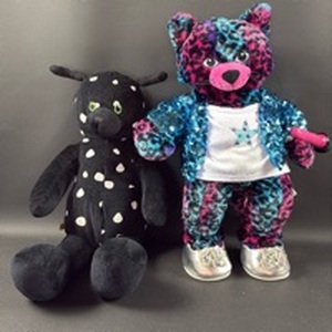 lot 55 image: Build-A-Bear Workshop Stuffed Animals Set