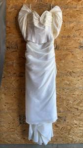 lot 306 image: Maggie Sottero Size 8 Wedding Dress Slim Fit with Bustle
