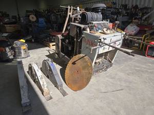 lot 16646 image: Electrolux FS6600D 30in ETRK Concrete Saw with Diamond Blade