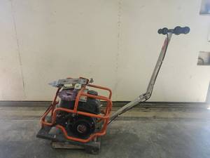 lot 16650 image: Husqvarna Plate Compactor with Diamond Blade Attachment