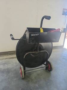 lot 16660 image: Industrial Metal Strapping Cart&nbsp