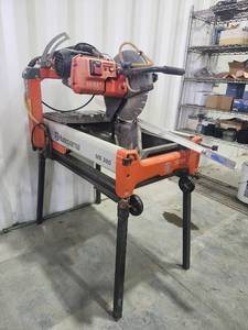 lot 16666 image: Husqvarna MS 360 Masonry Tile Saw with Stand