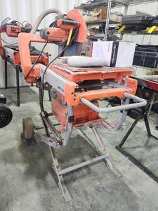 lot 16667 image: iQ Power Tools iQMS362 Masonry Saw with Dust Control System
