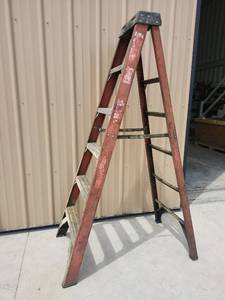 lot 16671 image: Werner 6-Foot Step Ladder