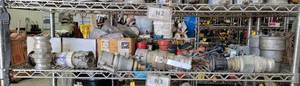 lot 17773 image: Industrial Fire Hose Couplings and Nozzle Parts Lot