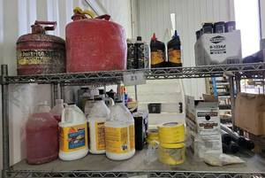 lot 17785 image: Garage and Workshop Chemical Supply Lot
