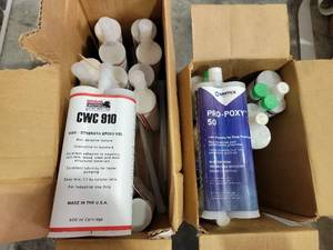 lot 17796 image: Industrial Epoxy Gel and Injection Resin Cartridge Lot