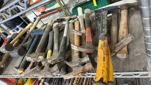 lot 17807 image: Large Collection of Hammers and Mallets