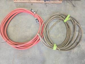 lot 17818 image: Industrial Water Hoses with Quick Connect Fittings