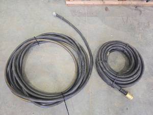 lot 17819 image: Water Hose Set with Fittings - Set of 2