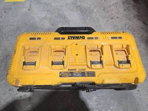 lot 17852 image: DeWalt DCB104 4-Port Battery Charger