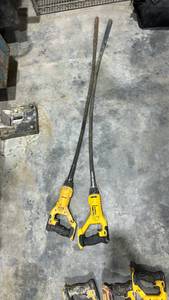 lot 17923 image: DeWalt Concrete Vibrators  Set of 2