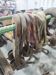 lot 16744 image: Industrial Pulley Block Collection