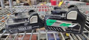 lot 17937 image: Metabo HPT 18V Lithium Ion Battery Pack Set