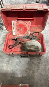 lot 17943 image: Milwaukee Heavy Duty 8 Inch Metal Cutting Saw with Case