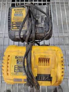 lot 17952 image: DeWalt DCB118 Battery Chargers 12V20V Max Lithium Ion Set