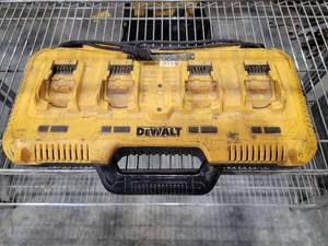 lot 17954 image: DeWalt DCB104 4-Port Fast Battery Charger