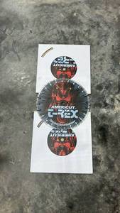 lot 17974 image: Americut T-Rex Diamond Blade Warehouse 14 Inch Circular Saw Blade- Set of 3