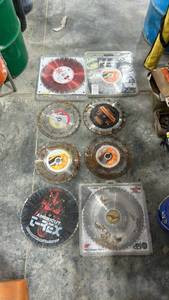 lot 18185 image: Diamond Saw Blade Collection Mixed Brands - Set of 8