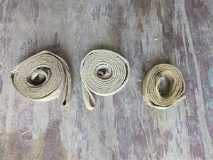 lot 18310 image: Heavy Duty Lifting Slings Various Sizes - Set of 3