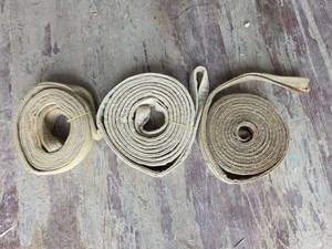 lot 18314 image: Heavy Duty Lifting Slings Various Sizes - Set of 3
