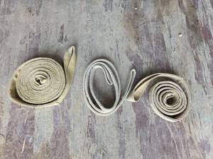 lot 18317 image: Heavy Duty Lifting Slings Various Sizes - Set of 3