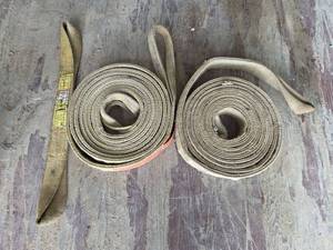 lot 18321 image: Heavy Duty Lifting Slings Various Sizes - Set of 3