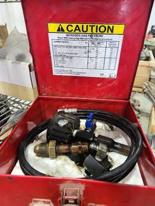 lot 16783 image: NPK Nitrogen Gas Charging Kit for Hydraulic Breaker Hammers