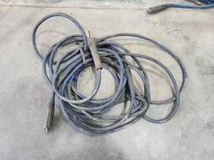 lot 16796 image: Industrial Welding Lead Cable with Electrode Holder