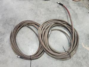 lot 16804 image: Industrial Hose Set with Quick Connect Fittings