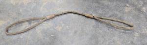 lot 18300 image: Steel Wire Rope Cable Sling with End Loops - 34in x 4ft