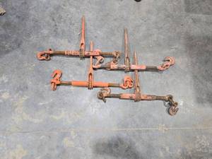 lot 18304 image: Chain Load Binders with Hooks - Set of 4