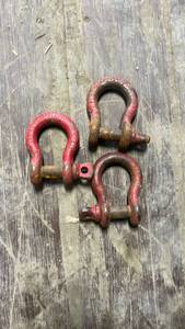 lot 18343 image: &nbspHeavy Duty Bow Shackles Set - Set of 3