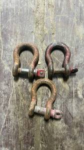 lot 18353 image: Industrial D-Ring Shackles Rigging Hardware - Set 3&nbsp