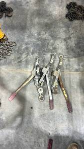 lot 18361 image: Lever Chain Hoists Come Alongs - Set of 3