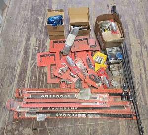 lot 18434 image: CB Radio Antenna and Mount Hardware Collection