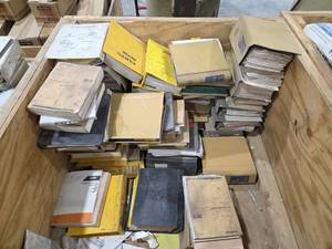 lot 18465 image: Pallet of Heavy Equipment Service Manuals