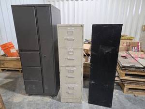 lot 18468 image: Office Filing Cabinets - Set of 3