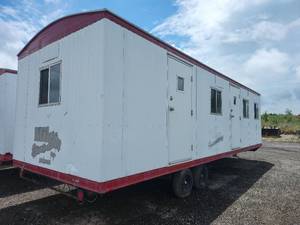 lot 11609 image: Mobile Office Trailer with Kitchen Setup