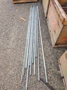 lot 13394 image: Galvanized Steel Tubing in Various Sizes