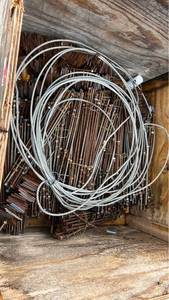 lot 13400 image: Steel Threaded Rods and Wire Cable Construction Materials