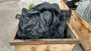 lot 13402 image: Commercial Netting with Rigging and Rope Bundle