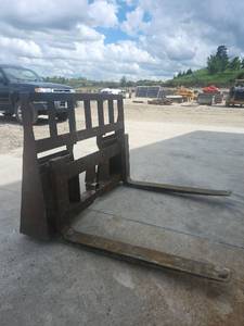 lot 13445 image: Fork Attachment for Skid Steer