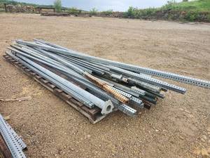 lot 15383 image: Perforated Steel Sign Posts Lot