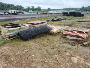 lot 15394 image: Steel Road Plates and Safety Mesh Construction Materials