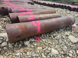 lot 15417 image: 4ft Steel Shoring Box Struts - Set of 7